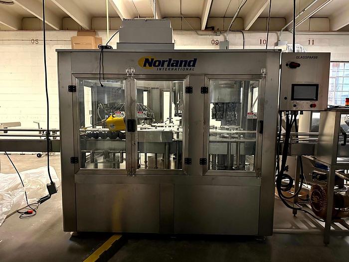 Used ABE/Norland GlassPak 66 Bottling Line