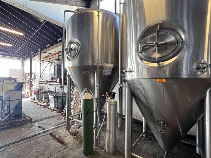 Used GW Kent 30 bbl Jacketed Fermenter