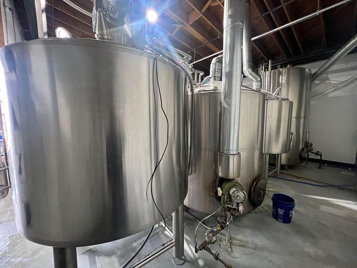 Used Used 15 bbl Direct Fired Brewhouse