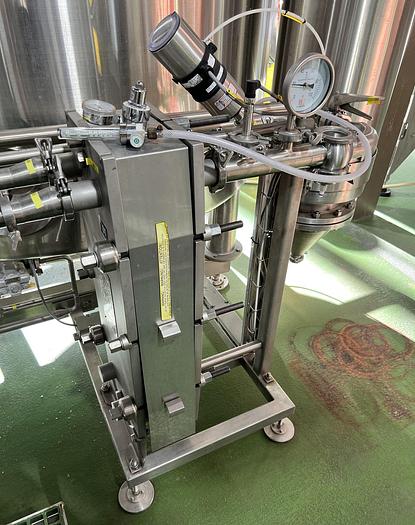 Used Used Lehui 15 bbl skid mounted steam brewhouse