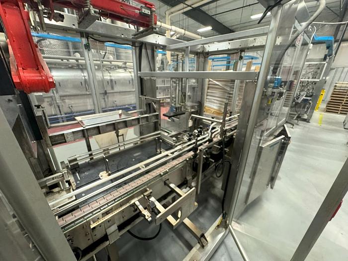 Used GAI 8032A Bier Monobloc rinser/filler/crowner/ropp capper With Support Equipment