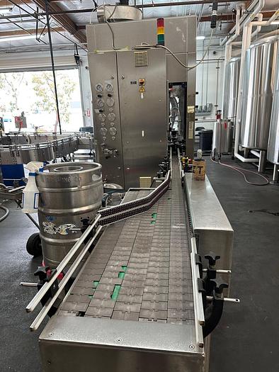 Used Used GAI 3003A Bier Monoblock rinser /filler/crowner for bottling carbonated products