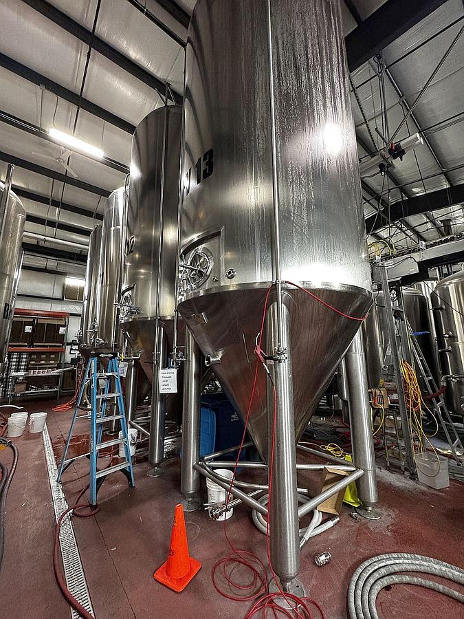 Used (2) Used Criveller 120 bbl/ 3720 Gal Jacketed Fermenters