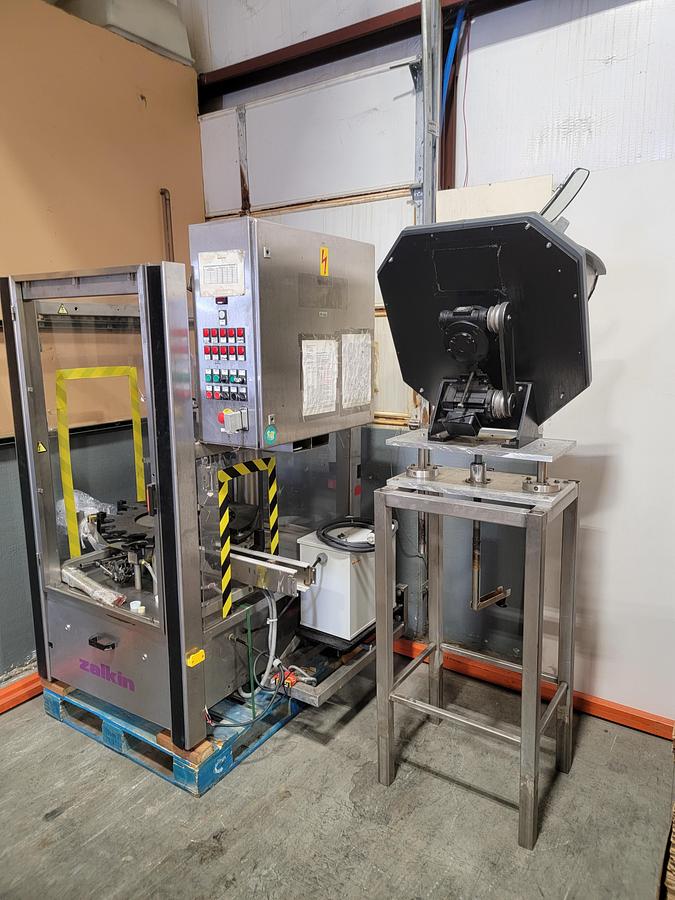 Used 2005 Zalkin TM 200NG Single Head ROPP Capper