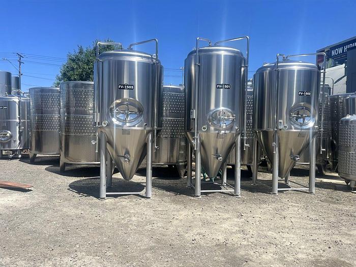 Used (3) Used Prospero SK 15 bbl fermenters