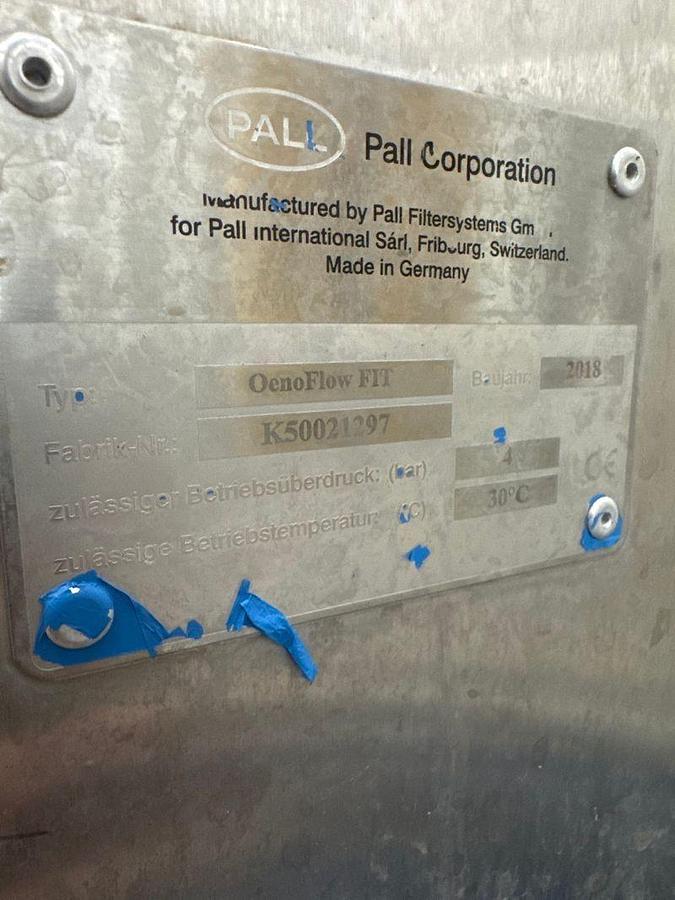 Used Pall OenoFlow FIT Crossflow System