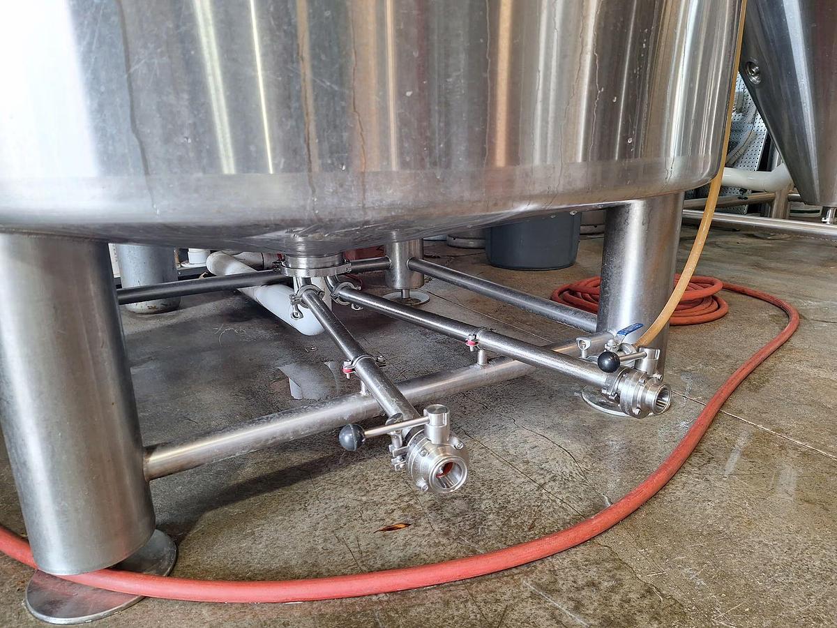 Used (1) Available - Used ABS 40 bbl / 1240Gal Jacketed Brite Tank