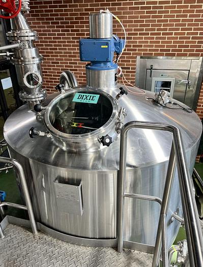 Used Used Lehui 15 bbl skid mounted steam brewhouse