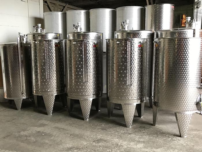 New Stock Letina 158 Gallon / 600L Variable Capacity Jacketed Storage Tank