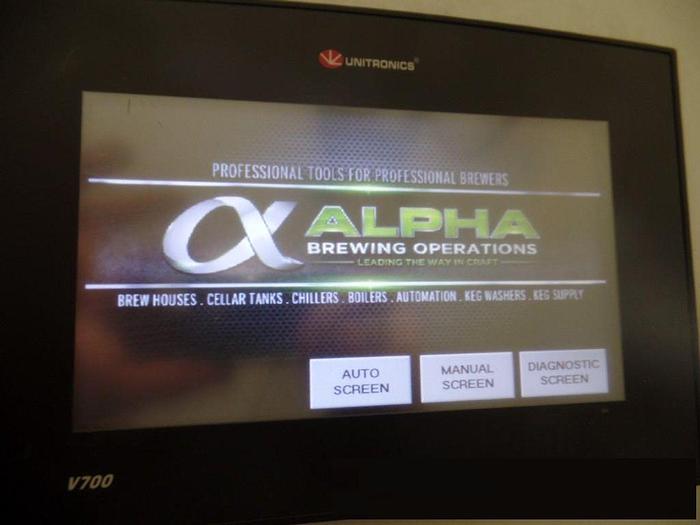 Used Used Alpha Canhusker full height depalletizer