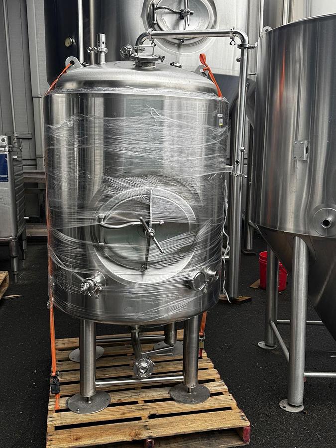 Used USed Premier Stainless 5 bbl Jacketed Brite Tank