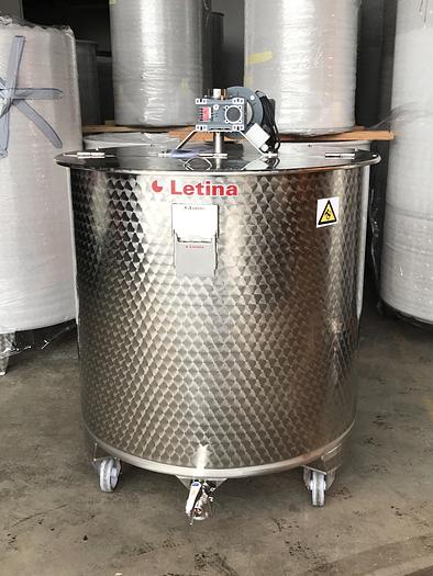 New Stock Letina Closed Top and Variable Capacity Jacketed Fermenter/Storage Tanks