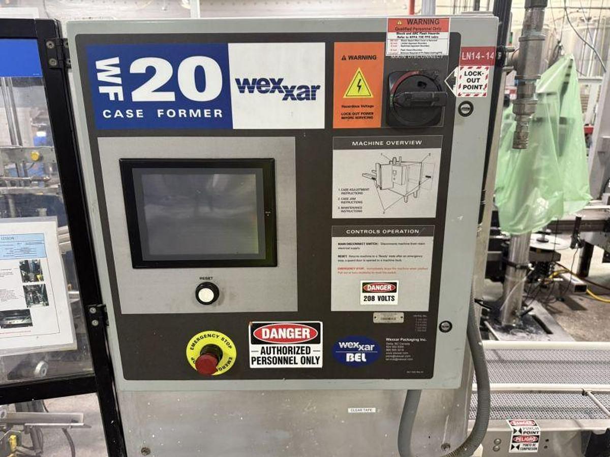 Used WEXXAR/Bel WF-20T Carton Former/Bottom taper