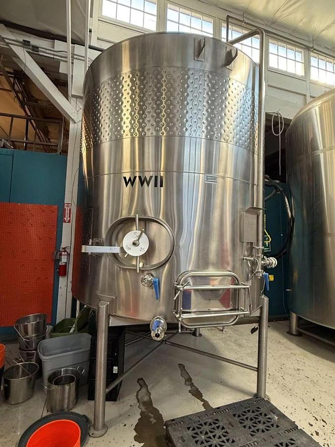 Used Used JV Northwest 2100Gal Jacketed Fermenter/Storage Tank