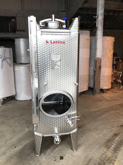 New Stock Letina 396 Gallon / 1500L Jacketed Square Storage Tote Tank