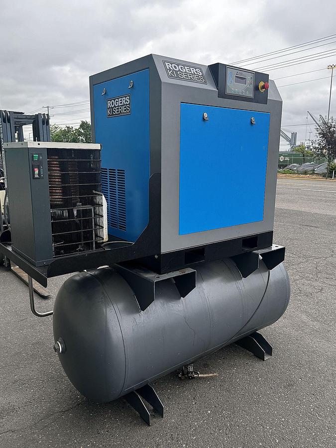 Used Rogers Machinery KI 10-100 10hp compressor