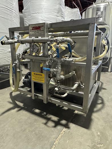 Used DME 4 head manual keg washer