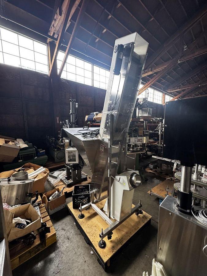 Used Inline Filling Systems Cap Hopper/Elevator