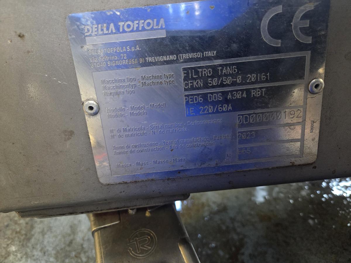 Used Used Della Toffola CFKN50 cross flow filter