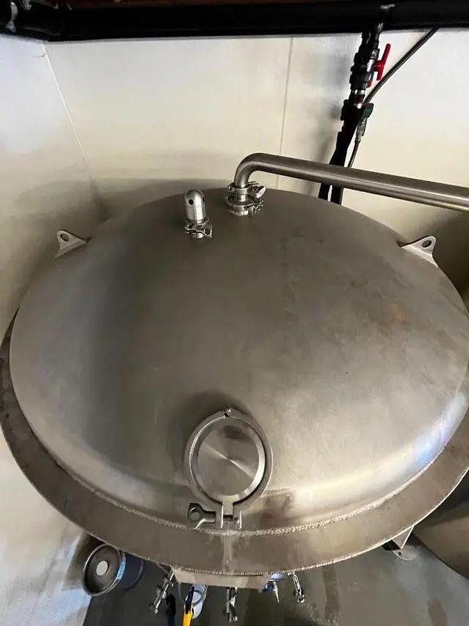 Used (4) available - Used Marks Fabrication 20 bbl / 620Gal Jacketed Brite Tank