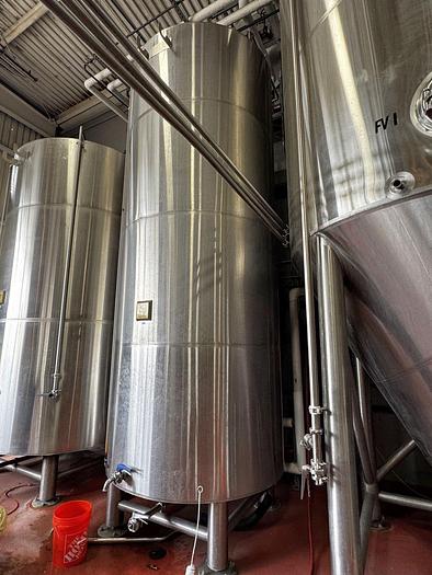 Used Used Marks Fabrication 90 bbl jacketed Hot Liquor Tank