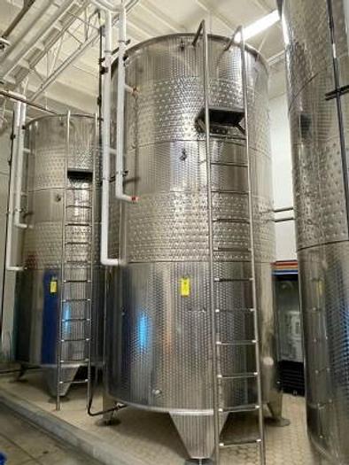 Used (1) Available - Used Letina 15,800L/ 4175 Gal VC Jacketed Fermenters