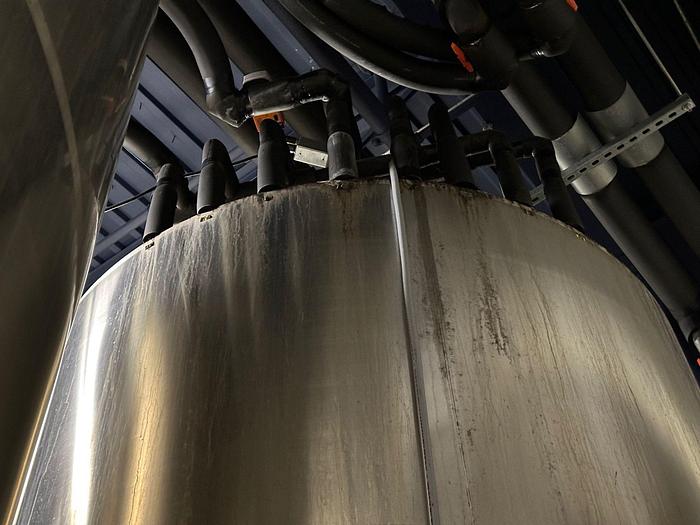 Used (2) Available - Prospero 120 bbl Jacketed Brite Tank