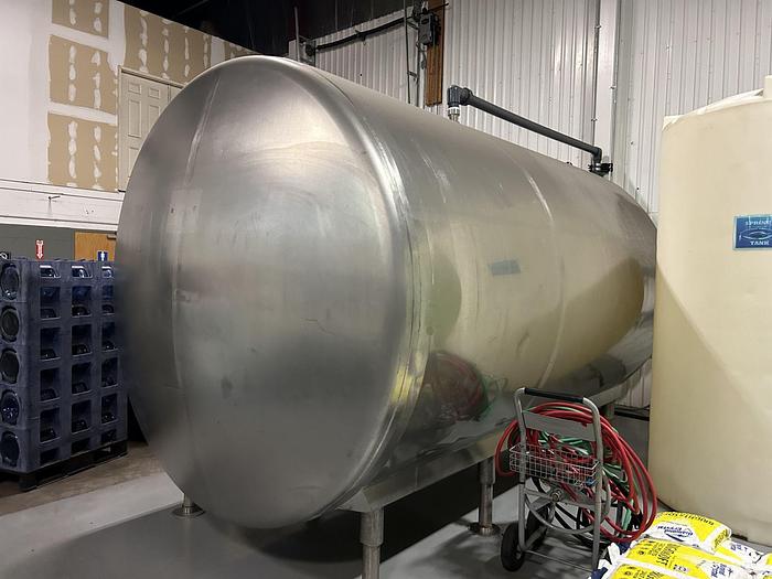 Used Used CREPACO Creamery Package 5000 Gallon Horizontal Storage Tank