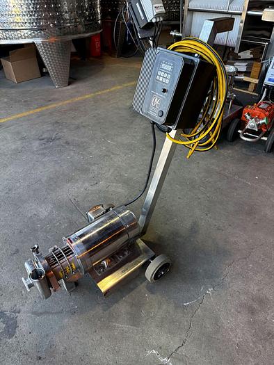 Used (2) available - Used CPE C114MD cart mounted centrifugal pumps - 1hp and 1.5hp