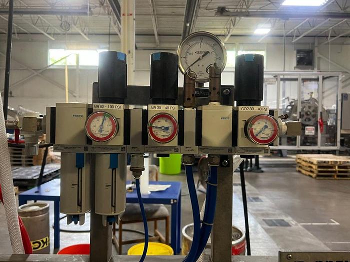 Used Used (2018) Premier Stainless 3 head keg washer