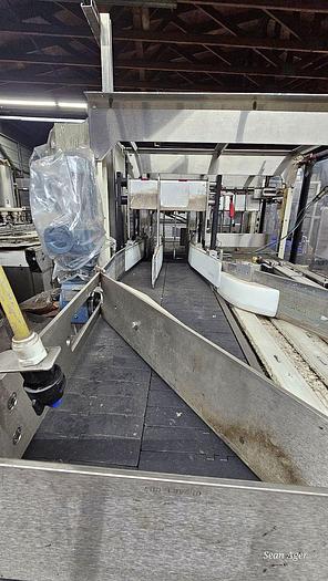 Used Hartness Lowering Head Case Packer