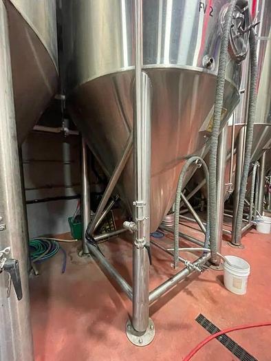 Used (4) available - Used Marks Fabrication 120bbl / 3720Gal Fermentation Tanks