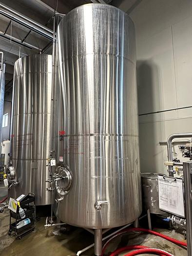 Used Used Premier Stainless 80 bbl (Approx 2480 Gal) jacketed brite (carbonating) tank