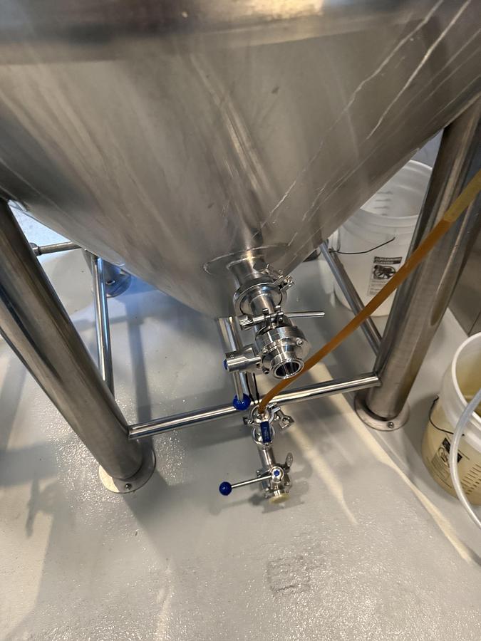 Used (2) Available- Used Premier Stainless 5bbl / 155 Gal Jacketed Fermenter / storage tanks