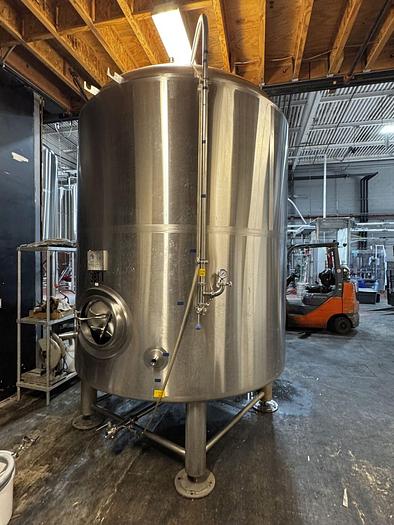 Used (1) available - PBST (Pacific Brew) 60 bbl jacketed brite tank