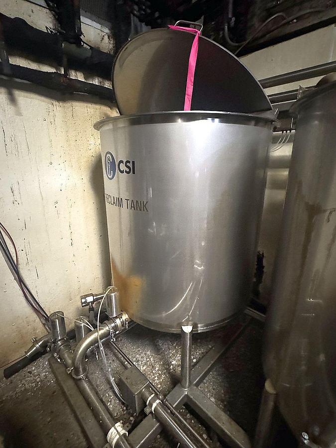 Used Used CSI Central States Industrial skid mount CIP system