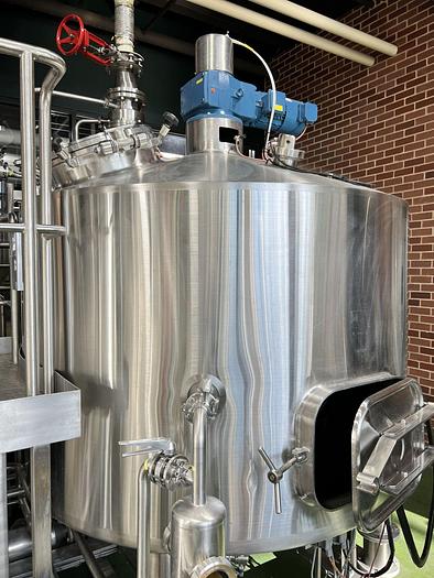 Used Used Lehui 15 bbl skid mounted steam brewhouse