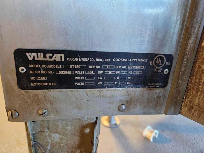 Used 2015 Vulcan ET 150  Electric Kettle