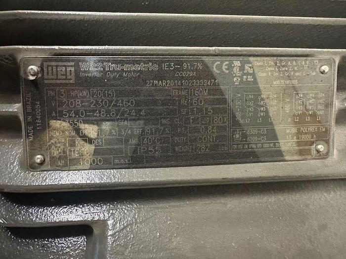 Used 2014 Schulz CSLV-80 20 HP Compressor