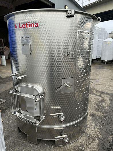 New Stock Letina 620Gal/2350L Forkliftable Variable Capacity Jacketed Tank