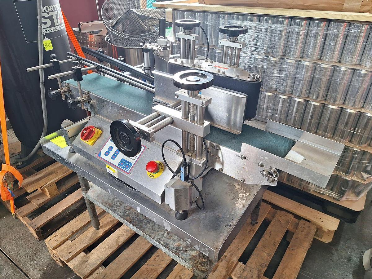 Used Used Pack Leader ELF50 (SPS - 104) Pressure Sensitive Labeler