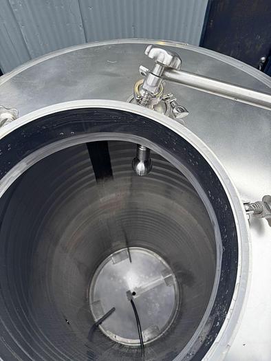 Used (2) Available - Used Practical Fusion 15bbl/ 465 Gal jacketed brite tanks