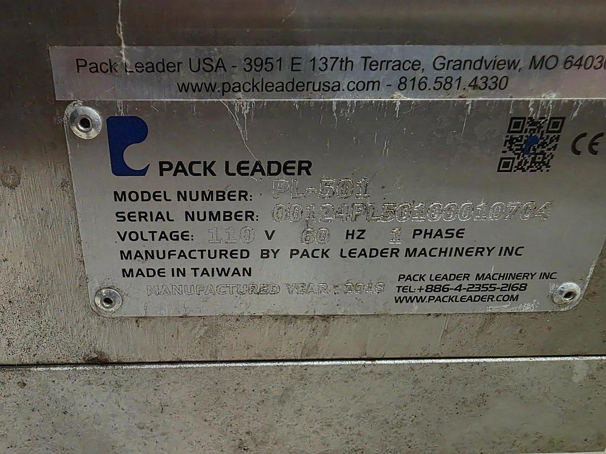 Used Used Pack Leader Model PL501 inline labeler
