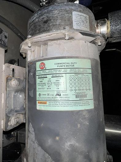 Used Used Premier Stainless 45 bbl steam heated HLT with pump - Hot Liquor Tank - Approx 1395 Gal