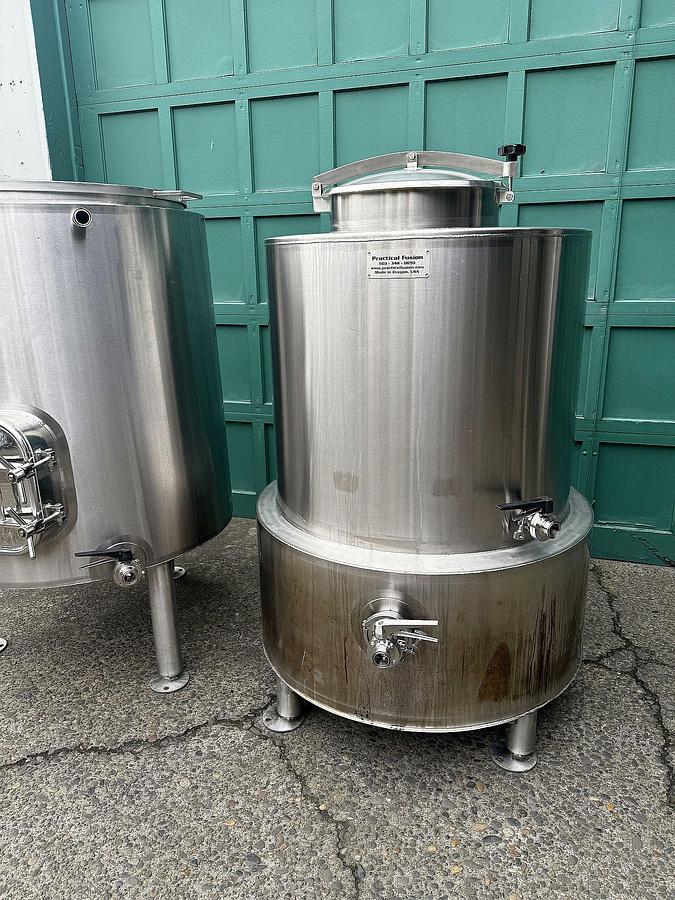 Used Used 3.5 bbl Practical Fusion direct fired brewhouse
