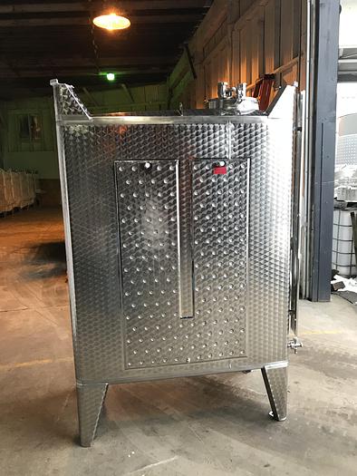 New Stock Letina 396 Gallon / 1500L Jacketed Square Storage Tote Tank