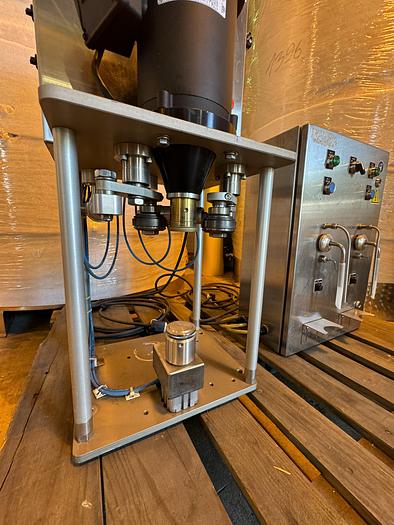 Used Used Cask MCF-100 and MCS-100 2 head filler and precision seamer