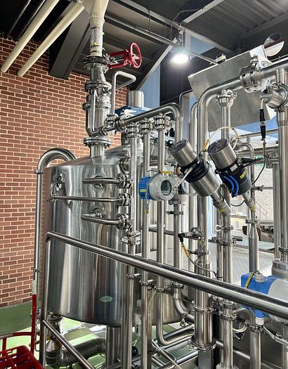 Used Used Lehui 15 bbl skid mounted steam brewhouse