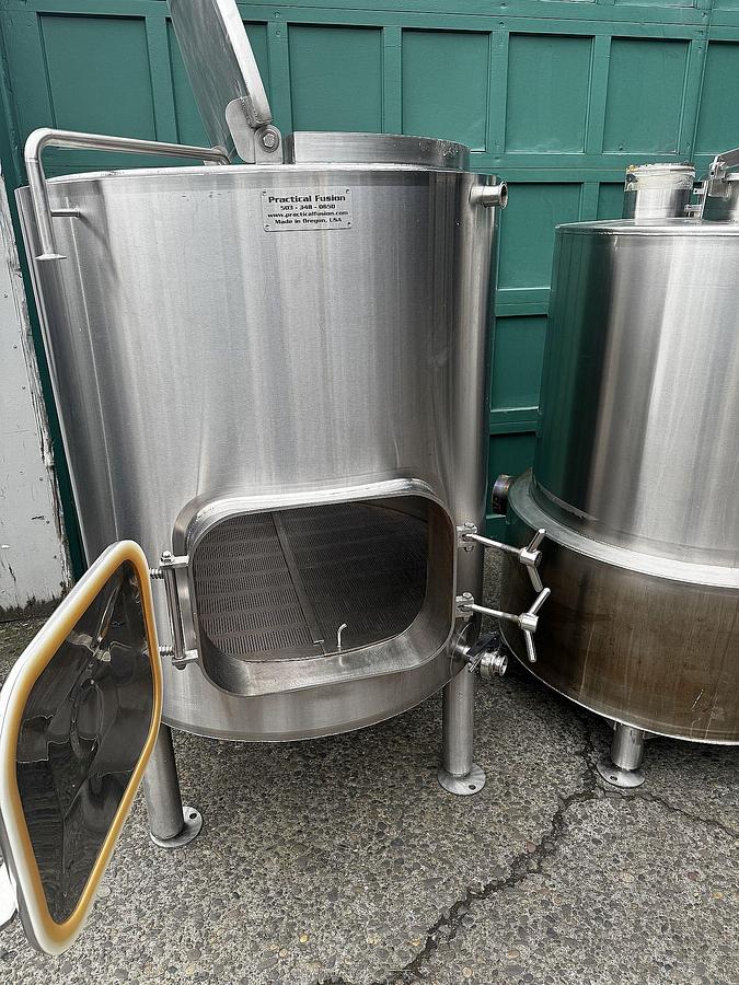 Used Used 3.5 bbl Practical Fusion direct fired brewhouse