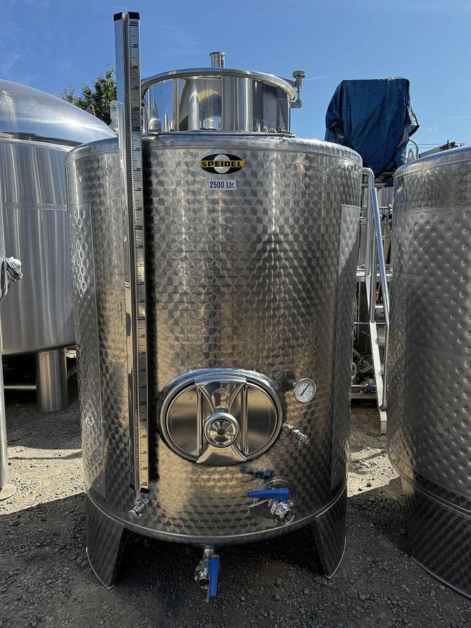 Used (4) Available - Used 2500L / 660Gallon Speidel Fermenters